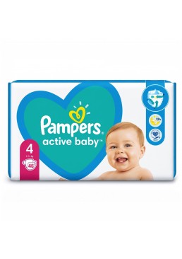 Подгузники детские Pampers Active Baby, размер 4 (9–14 кг), 46 шт